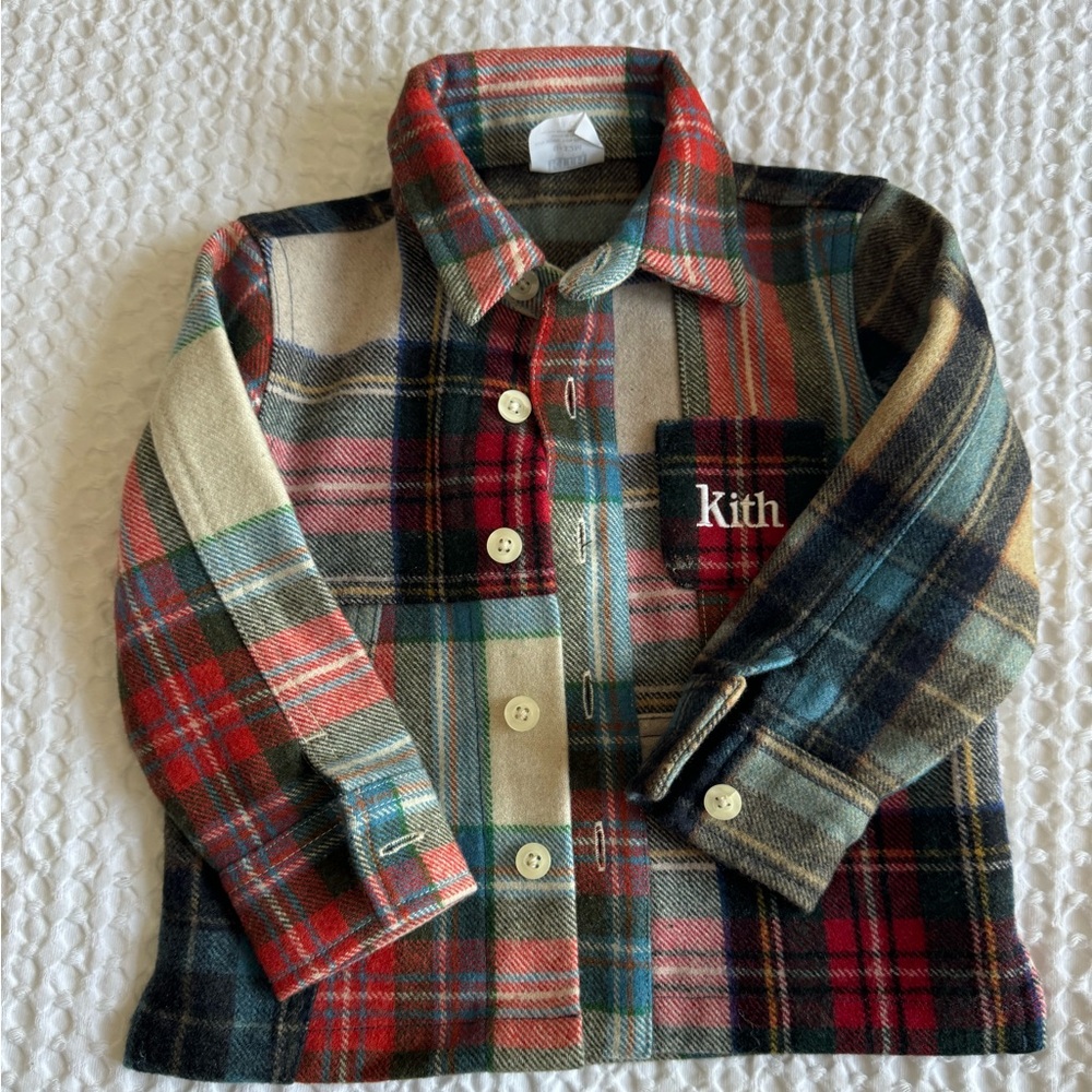 Kith Baby Wool Blend Flannel Shirt